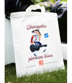 Torba bawełniana "Gitarzystka pierwsza klasa"