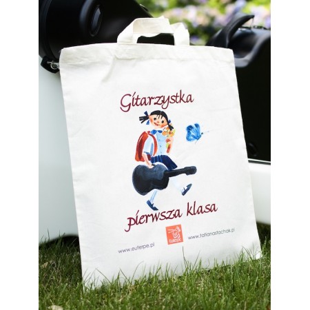 Torba bawełniana "Gitarzystka pierwsza klasa"