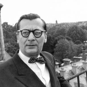 Michał Spisak on the balcony of his flat in Paris (phot. family archive)